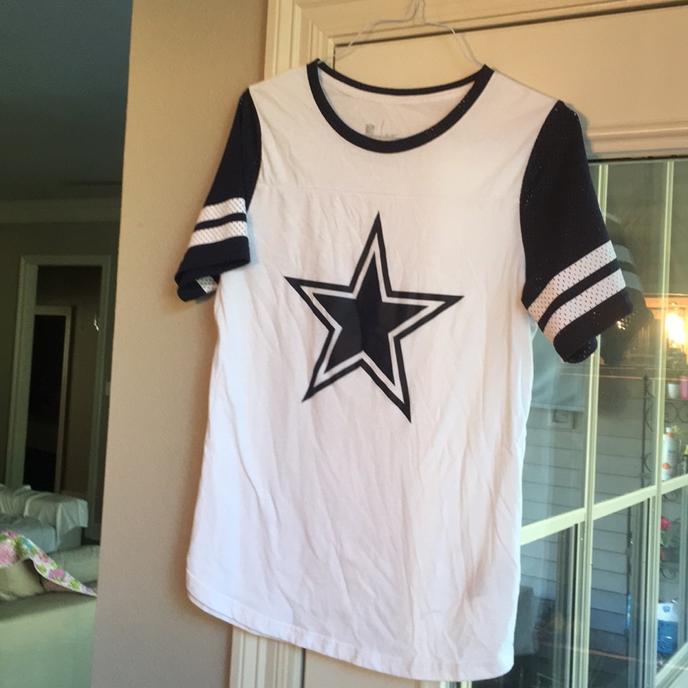 Ladies Authentic Dallas Cowboys game day top